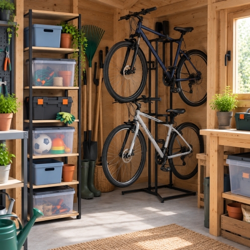 Bien organiser son abri de jardin et optimiser chaque espace