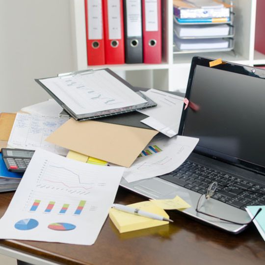 Un bureau organisé