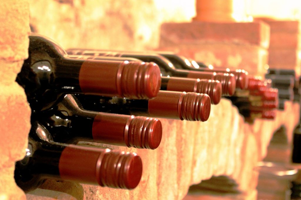 Rangement des bouteilles de vin