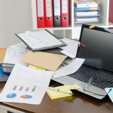 Un bureau organisé
