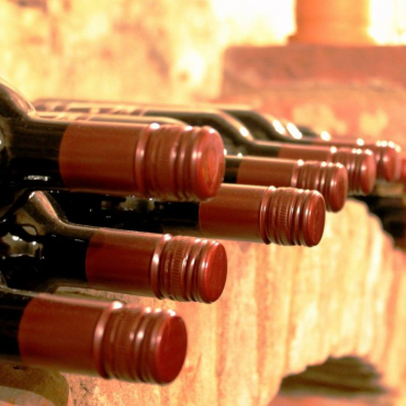 Rangement des bouteilles de vin
