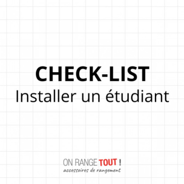 Check-list : Installer un étudiant